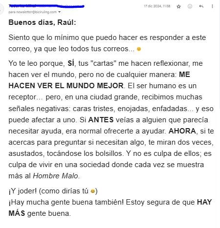 Mensaje de suscriptor