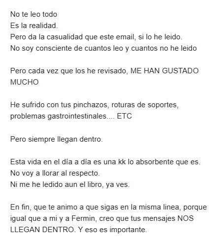 Mensaje de suscriptor