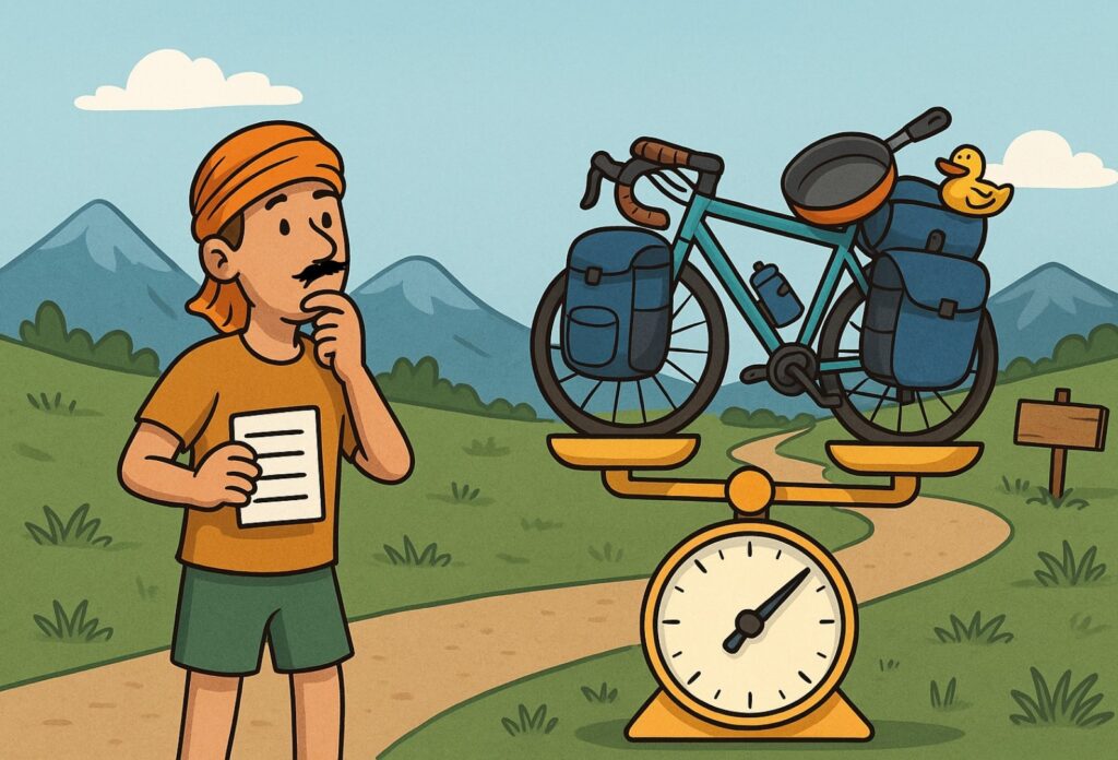 checklist para viajar en bicicleta